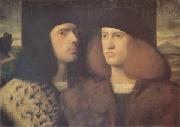 Giovanni Cariani Portrait of Two Young Men (mk05) china oil painting artist